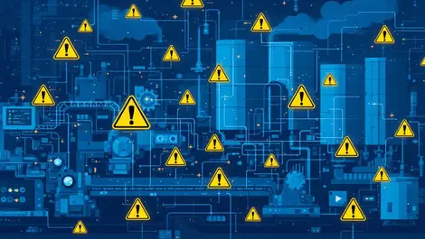 Industrial facility cybersecurity risk interconnected machinery warning signs