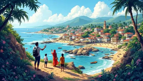 Vibrant coastal town karnataka local creators tourists digital guides