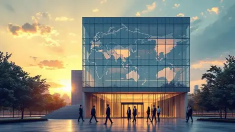 Pune glass office building sunrise asia pacific it firm growth