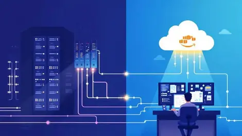 Hybrid cloud migration mainframe to aws style cloud architect view